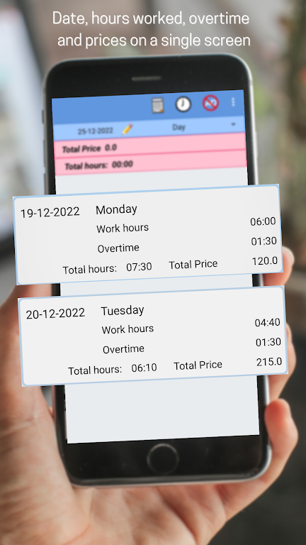 Payment work hours calculator Screenshot3