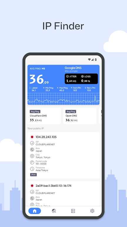 IP Finder – IP address checker Screenshot1