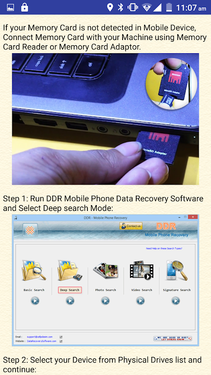 Mobile Phone Recovery Help Screenshot3