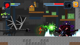 Red Stickman in Craft World Screenshot2