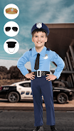 Kids Police Suit Photo Editor Screenshot7