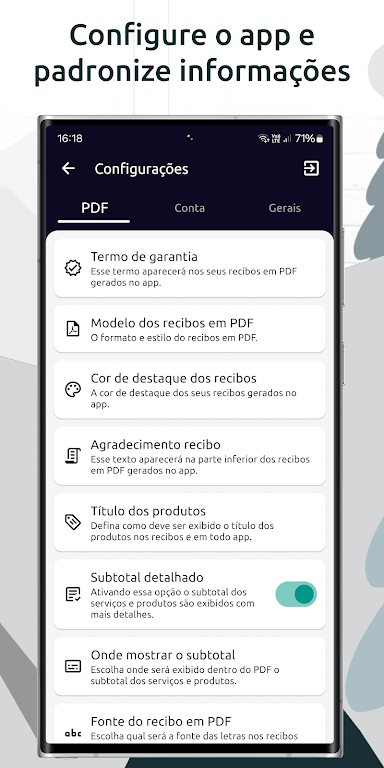 Recibo em PDF - Atual Recibo Screenshot2