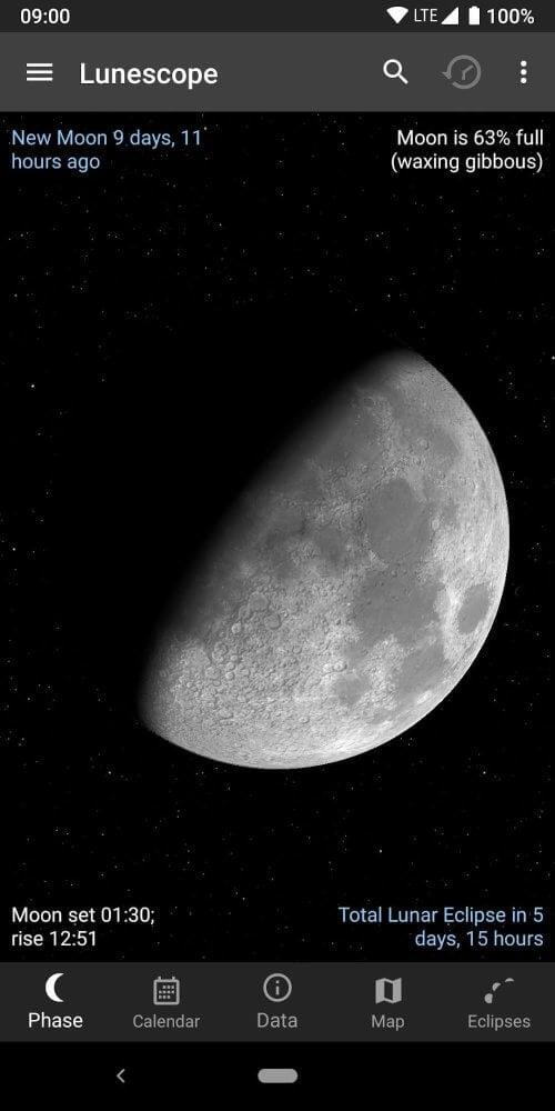 Lunescope Pro: Moon Phases+ Screenshot1