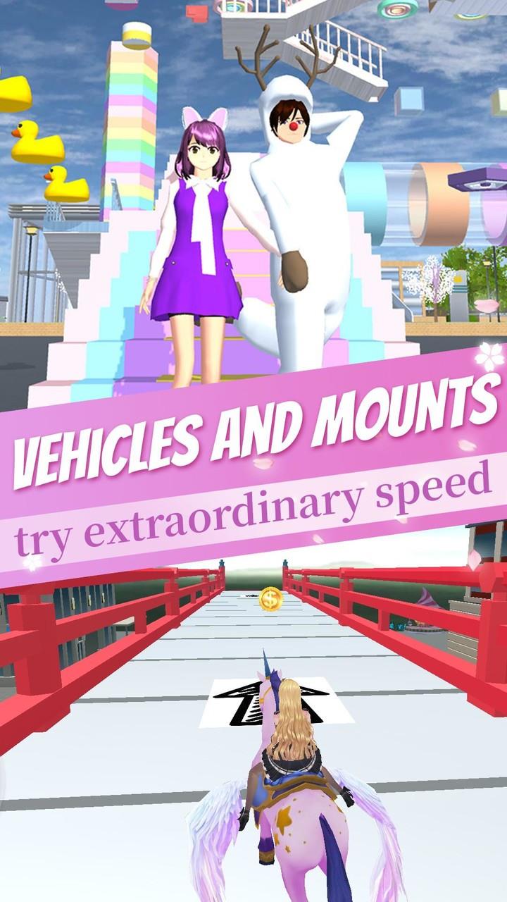 Anime Sakura Girl Parkour Race Screenshot4