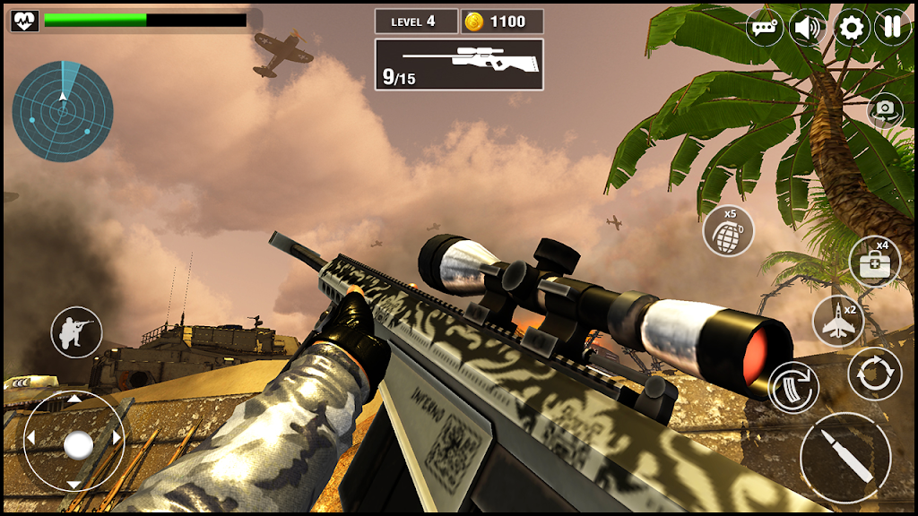 WW2 Sniper 3D: Gun Shoot Games Screenshot4