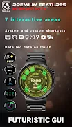 Futuristic GUI Watch Face Screenshot3