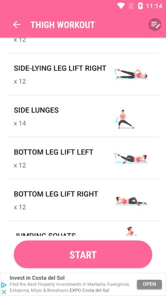 Female Fitness - Women Workout Screenshot3