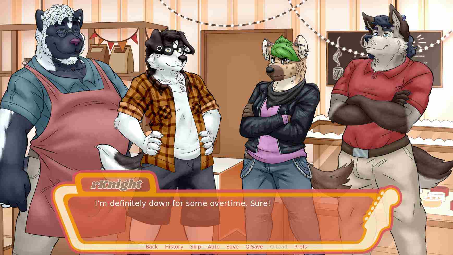 Chord Progressions, Furry Visual Novel Screenshot3