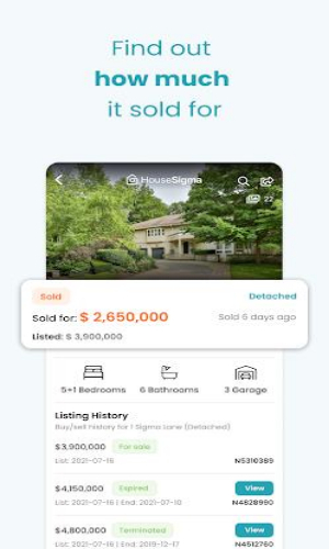 Toronto Real Estate Sold Price by HouseSigma Screenshot3