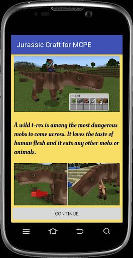 Jurassic Craft mod for MCPE Screenshot1