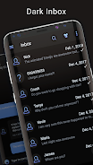 Cool black messenger theme Screenshot1