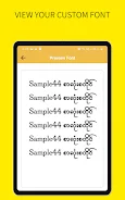 Zawgyi One Flipfont Screenshot1