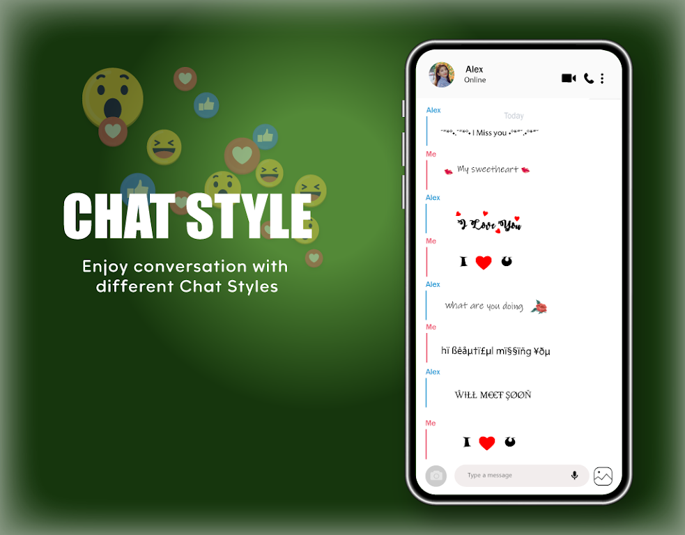 Chat Style - Fonts Keyboard Screenshot3