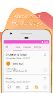 Period and Ovulation Tracker Screenshot4