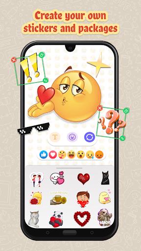 HD Stickers packs for WhatsApp - WAStickersApps Screenshot4