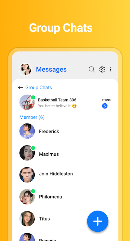 Messenger - Text, Chat, Emoji, SMS, MMS Screenshot2