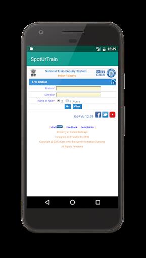 SpotUrTrain(Live Train Status) Screenshot2