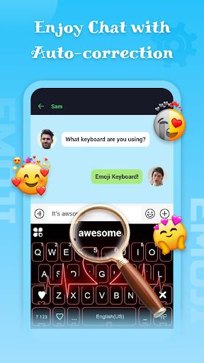 Cool Emoji Keyboard - emoticon Screenshot1