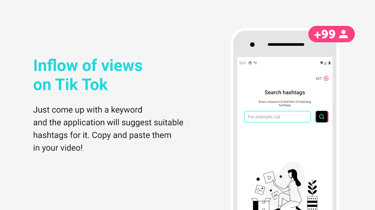 Views and followers by hashtags for TikTok Screenshot2