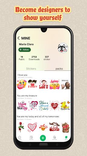 HD Stickers packs for WhatsApp - WAStickersApps Screenshot2