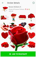 Roses Stickers for WhatsApp Screenshot1