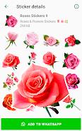 Roses Stickers for WhatsApp Screenshot5