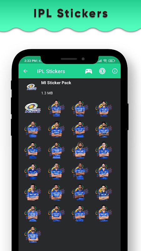 IPL 2020 Stickers for Whatsapp - IPL WAStickerApps Screenshot3