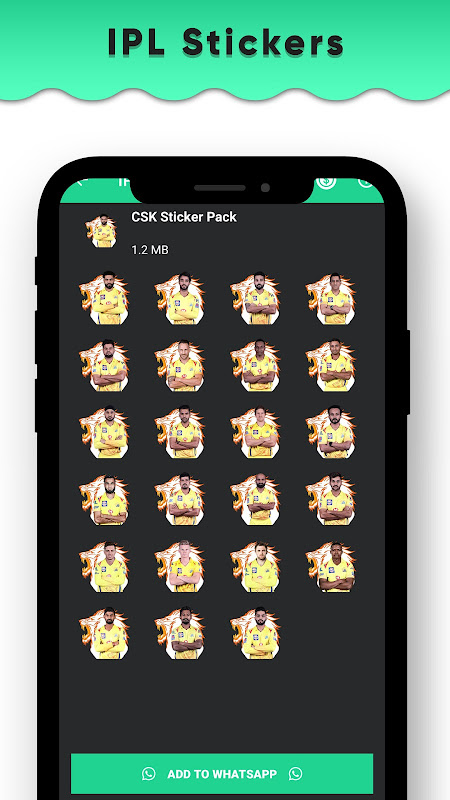 IPL 2020 Stickers for Whatsapp - IPL WAStickerApps Screenshot1