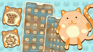 Cartoon Kitten Launcher Theme Screenshot2