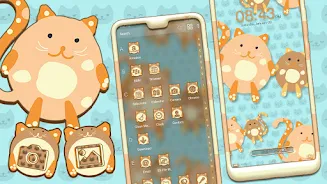 Cartoon Kitten Launcher Theme Screenshot3