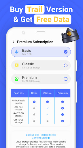 Cloud Storage Data Backup Screenshot4