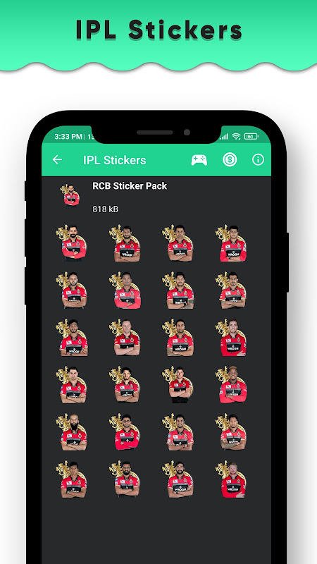 IPL 2020 Stickers for Whatsapp - IPL WAStickerApps Screenshot2