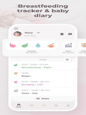 Erby Breastfeeding tracker, pump log & baby diary Screenshot1