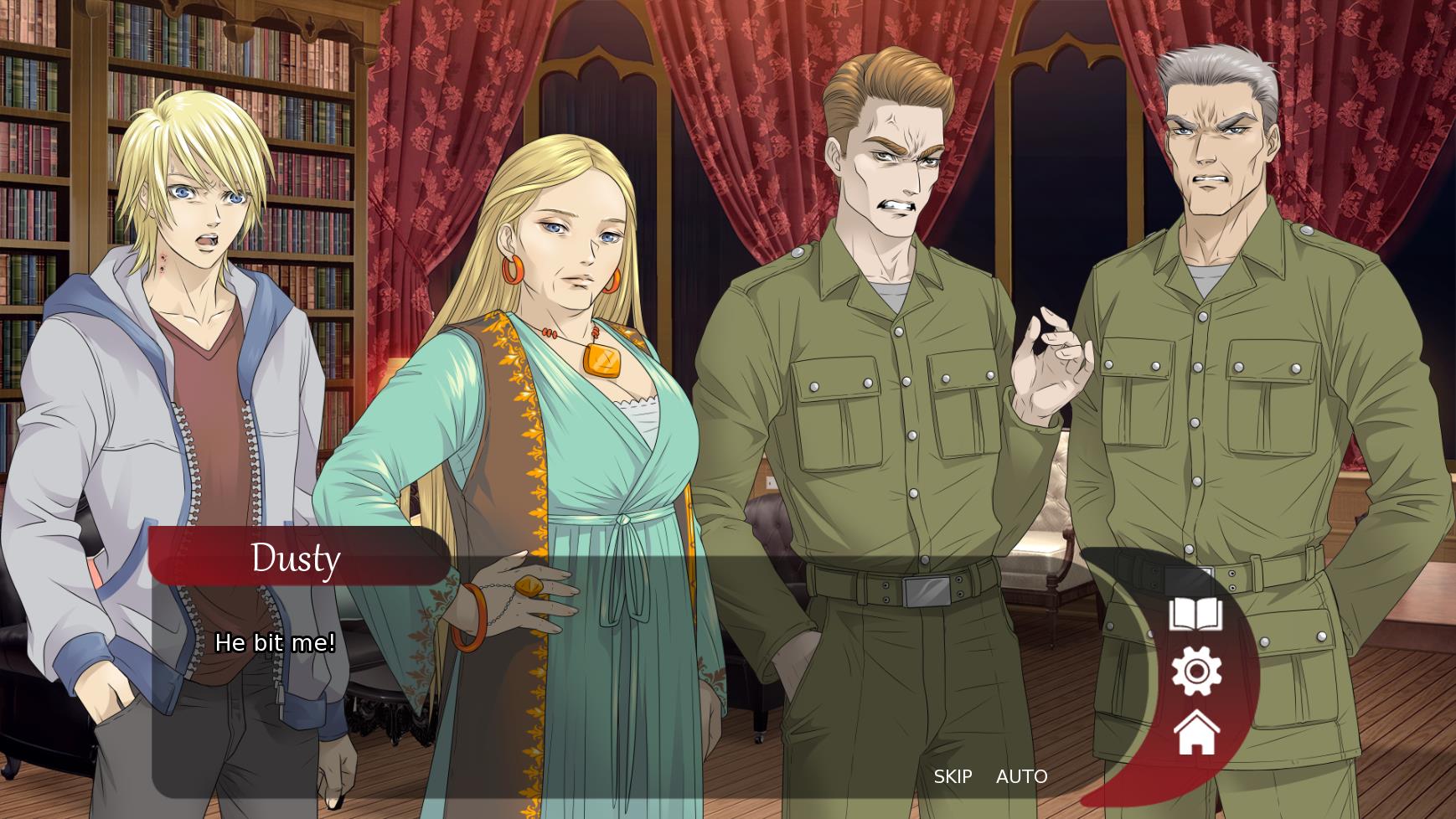 VNRen’PyVampire Slave: A Yaoi Visual Novel Screenshot3