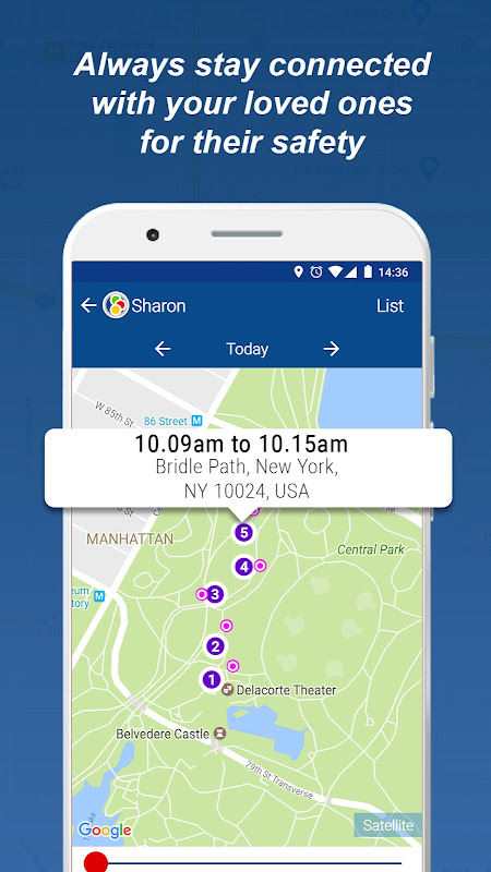 Track a phone - Family Locator & GPS Tracker Screenshot1