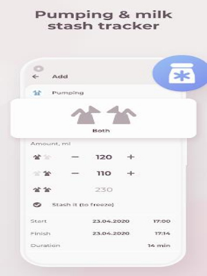 Erby Breastfeeding tracker, pump log & baby diary Screenshot2