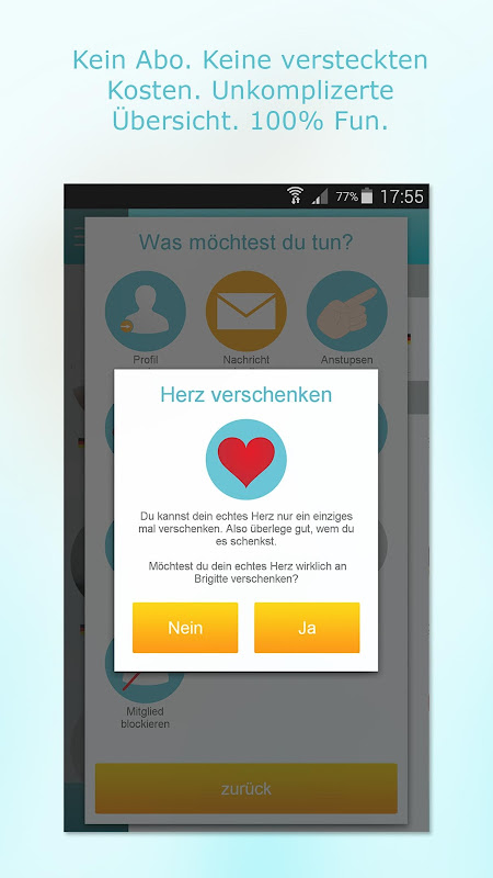 funflirt.de - Die Flirt-App Screenshot1