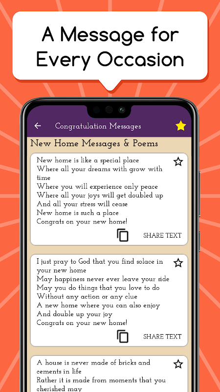 Congratulation Messages Wishes Screenshot2