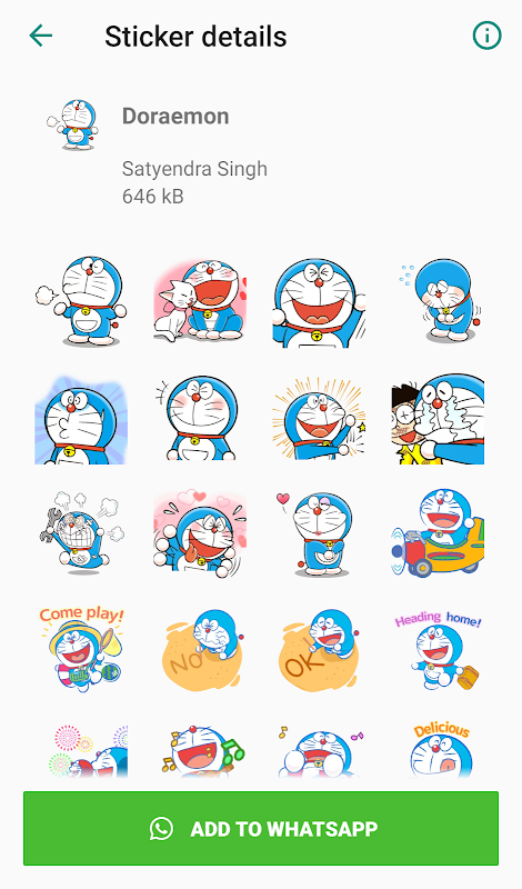 Cartoon Stickers for Whatsapp Screenshot3