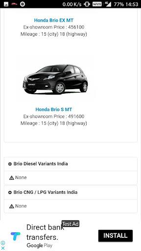 India Cars : Price App : Reviews Colors Problems Screenshot4