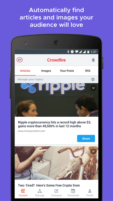 Crowdfire: Social Media Manager Screenshot3