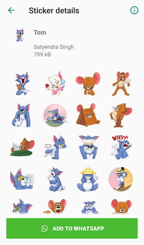 Cartoon Stickers for Whatsapp Screenshot1