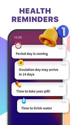 Period Tracker - Ovulation & Pregnancy Calendar Screenshot3