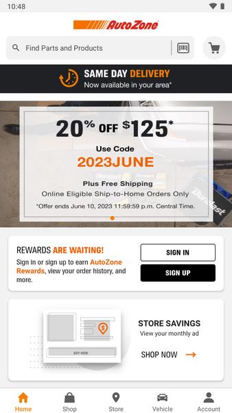 AutoZone Screenshot1