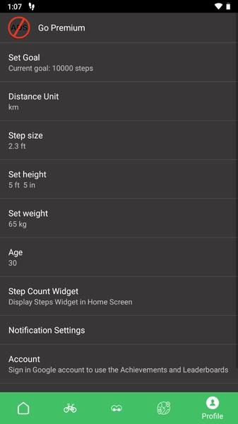 Step Counter Free & Calorie Counter Screenshot4