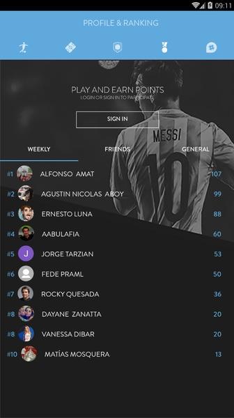 Messi App Oficial Screenshot4