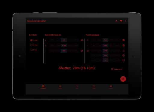 Exposure Calculator Screenshot1