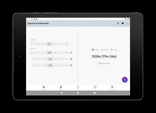 Exposure Calculator Screenshot4