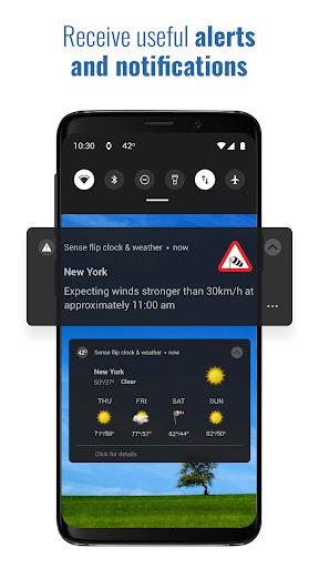 Sense Flip Clock & Weather Screenshot2