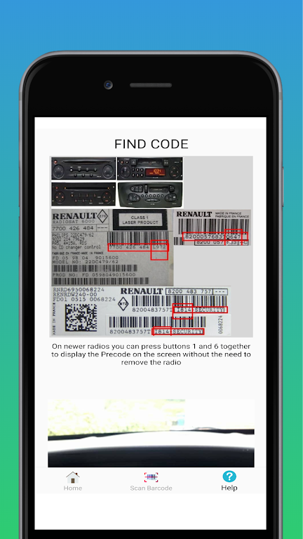 Radio Code for Renault Dacia Screenshot3